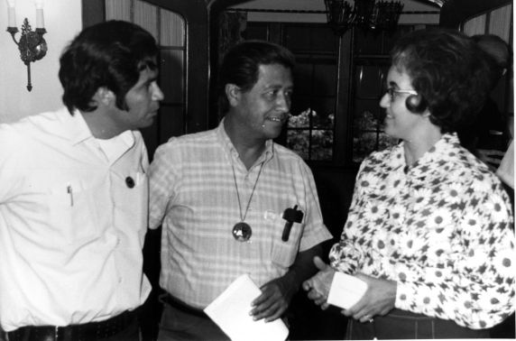 (3302) Cesar Chavez, Dave Hernandez, Olga Sandman, 1972